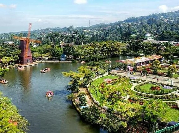 tempat gathering perusahaan di puncak